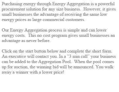 Energy Aggregation