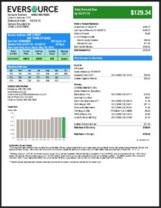 commercial electricity bill sample