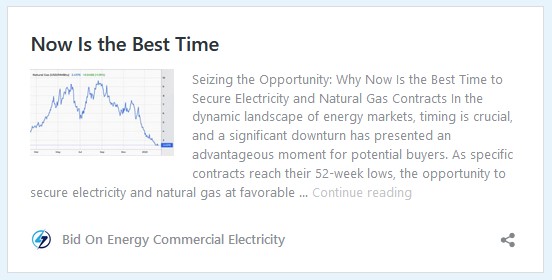 2024 best timing electricity and natural gas