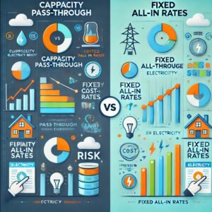 Capacity Pass-Through versus Fixed All-In