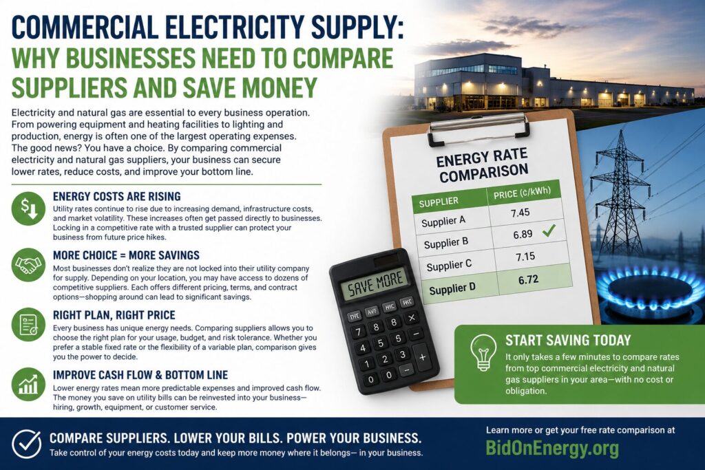 commercial energy supply - bidonenergy